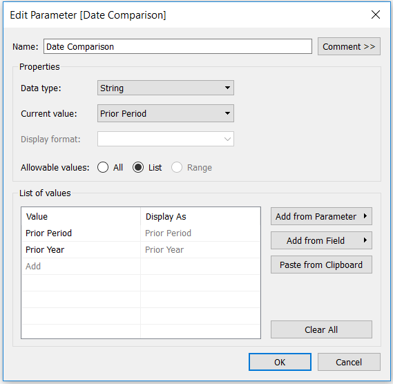 How To Make Your New Favorite Tableau Date Comparison Filters How To Make Your New Favorite Tableau Date Comparison Filters