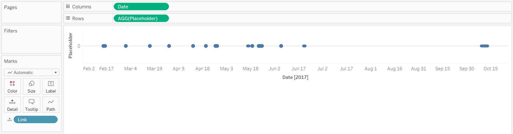 Tableau Timeline Bar Chart